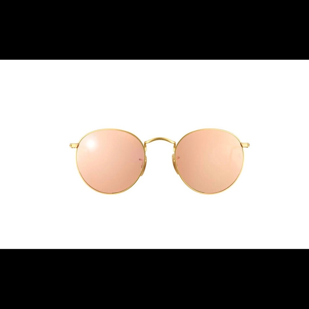 Ray Ban RB3447 122/z2 Round Flash Sunglasses